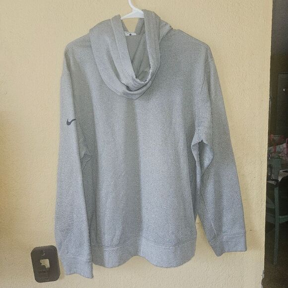 Nike Therma-fit Gray New England Patriots Logo NFL Hooded Sweatshirt- Size M - Picture 5 of 5